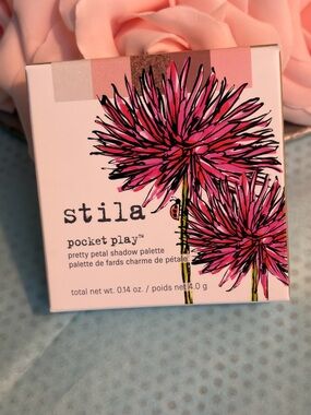 Stila Pink Floral Pocket Play Shadow Palette